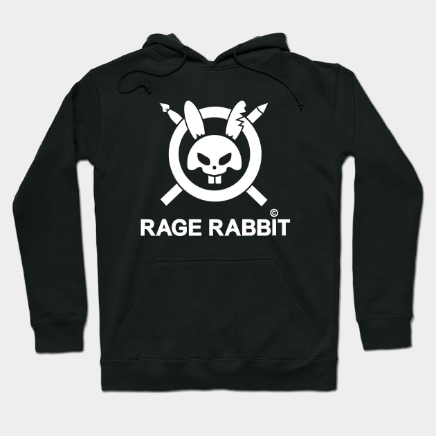 Rage Rabbit Logo Hoodie by RageRabbit